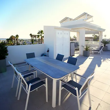 Sunset Adhara Penthouse - Panoramablick - Nahe Der Lagunen - Wlan Apartment *
